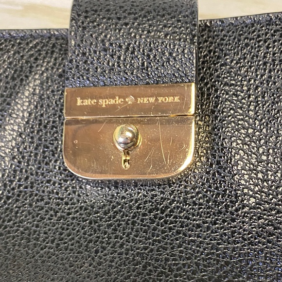 Kate Spade Black Leather Satchel - Picture 3 of 11